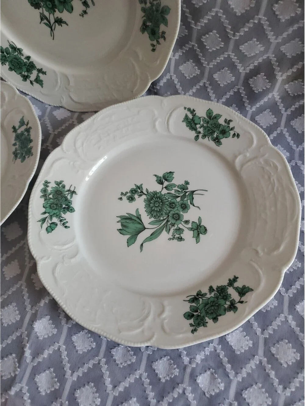3 Vtg Rosenthal Sanssouci Classic Rose Dinner Plates
